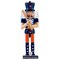 Houston Astros Nutcracker Collectible Wood Handcrafted Team Colors Baseball Bat